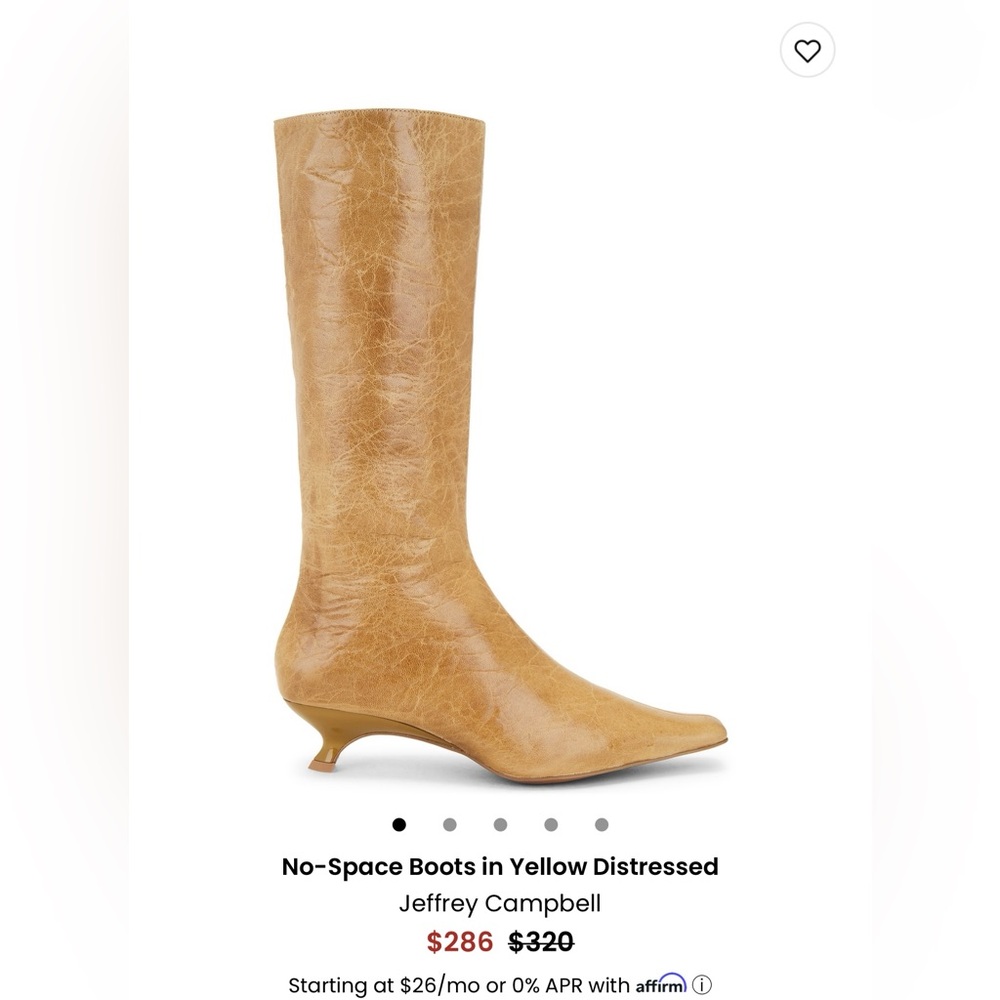 Jeffrey Campbell Leather Heeled Boots